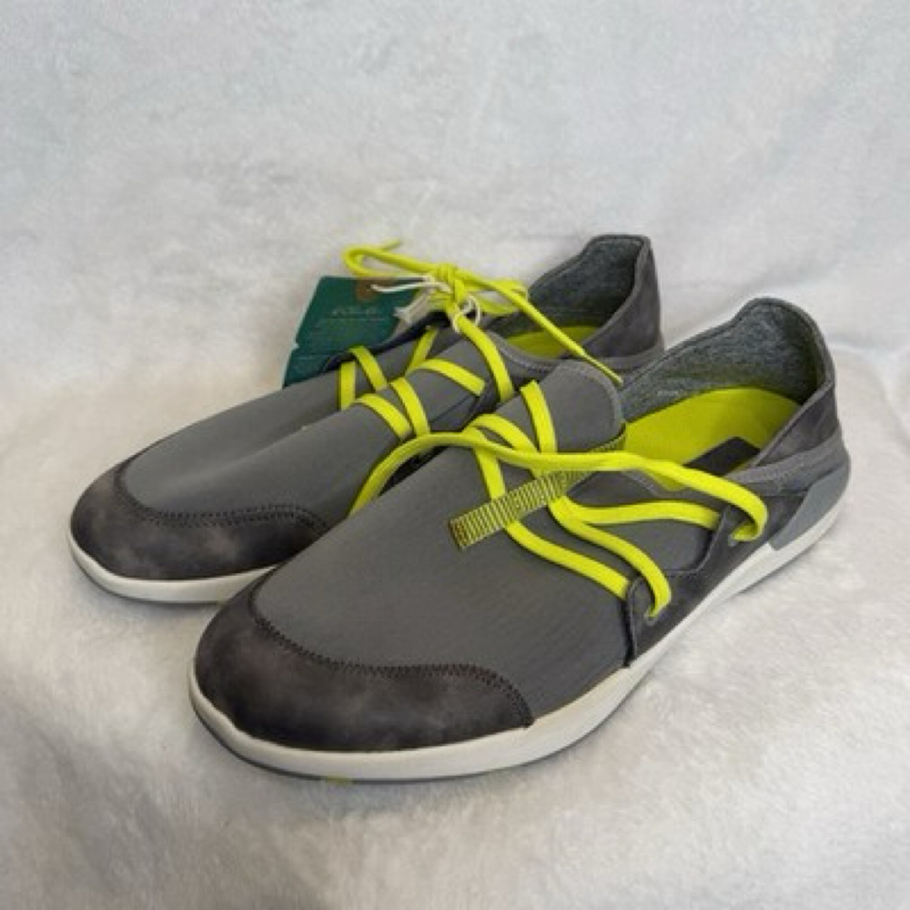 New! Womens OluKai Miki Li Pale Grey Quick-Drying Outdoor Shoes. Size 11